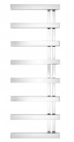 Zehnder Studio Collection Alban Electric Towel Warmer Right Handed 1070 x 500mm - Stainless Steel