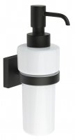 Smedbo House Holder with Soap Dispenser - Black