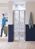 Lakes Semi-Framed 700mm Bi-Fold Shower Door