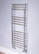 DQ Heating Siena 490 x 750mm Ladder Rail with Essential Element - Polished Stainless