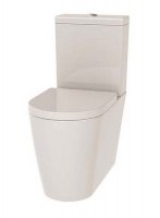 The White Space Lab Rimless Close Coupled Back to Wall Toilet