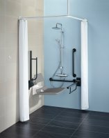 Armitage Shanks Doc M Contour 21 Shower Room Pack with Exposed Valve - Charcoal