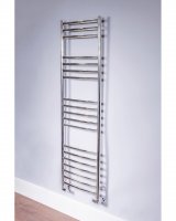 DQ Heating Zante 1540 x 600mm Towel Rail - Polished Stainless Steel