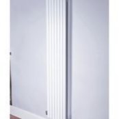 DQ Heating Cove 1800 x 531mm Vertical Single Column White Radiator