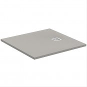 Ideal Standard Grey Concrete Ultraflat S 1000mm Square Shower Tray