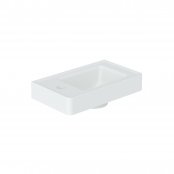 Vado Cameo 400mm Mineral Cast Basin with Left Tap Hole - Arctic White