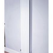 DQ Heating Cove 1800 x 413mm Vertical Double Column White Radiator