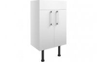 Purity Collection Aurora 500mm Basin Unit - White Gloss