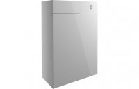 Purity Collection Aurora 600mm Toilet Unit - Light Grey Gloss