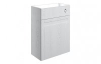 Purity Collection Belinda 600mm Toilet Unit - Satin White Ash