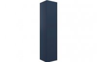Purity Collection Statura 350mm Wall Hung 1 Door Tall Unit - Matt Deep Blue