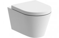 Purity Collection Verdant Rimless Wall Hung Toilet & Soft Close Seat