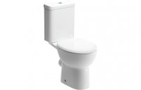 Purity Collection Vineyard Close Coupled Open Back Toilet & Soft Close Seat