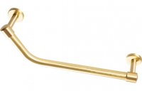 Purity Collection Angled 40cm Grab Rail - Brushed Brass
