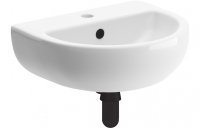 Purity Collection Vineyard 450mm 1 Tap Hole Cloakroom Basin & Black Bottle Trap