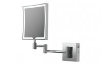 Purity Collection Hikari Square LED Cosmetic Mirror - Chrome