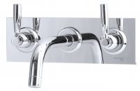 Perrin & Rowe 3Hole Wall Mounted Basin Mixer with Lever Handles (3334)