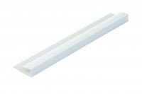 Zest Pvc End Caps For Use with 5mm Panels - 2600mm x 6.2mm - White