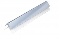 Zest Pvc External Corner For Use with 5mm Panels - 2600mm x 6.2mm - Silver