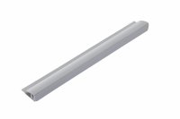 Zest Trims Clip On End Cap For Use with 5-8mm Wall Panels - 2600mm - Cold Grey