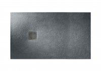 Roca Terran Extra-Slim 1400x900mm Slate Anti-Slip Shower Tray