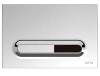 Vitra Chrome Plated Photocell Loop T Panel Flush Plate