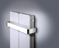 Zehnder Blok Rail - Polished Aluminium Length Spans 2 Elements (Adds 38mm - To Front Face)