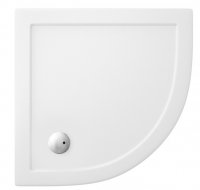 Zamori 900 x 900mm White Quadrant Shower Tray