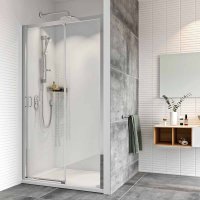 Roman Showers Haven Level Access Sliding Shower Door - 1700mm Wide - Left Handed