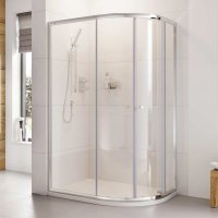Roman Showers Haven Two Door Offset Quadrant Shower Enclosure - 1000mm X 800mm