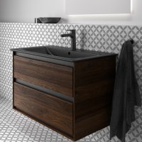 Ideal Standard Connect Air 800mm Vanity Unit (Wood with Silk Black Interior)