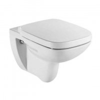 Roca Debba Square Wall-Hung Toilet with Horizontal Outlet