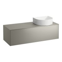 Laufen Sonar 1200mm Titanium (Lacquered) Drawer Element with Right Cutout