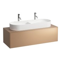 Laufen Sonar 1200mm Copper (Lacquered) Drawer Element with Centre Cutout