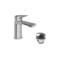 Vado Cameo Lever Mini Mono Basin Mixer for Low Pressure System with Waste - Chrome