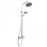 Scudo Middleton Round Rigid Riser Chrome Shower Package - Stock Clearance