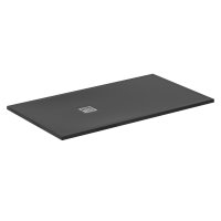 Ideal Standard Ultra Flat S+ 1600 x 900mm Black Rectangular Shower Tray