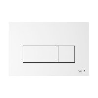 Vitra White Loop Square Panel Flush Plate