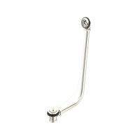 Perrin & Rowe Bath Waste and Overflow With Exposed Pipes - Pewter