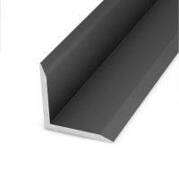 Zest Aluminium Internal Corner 2600mm x 12mm x 12mm For Use with 5mm Panels - Black