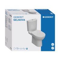 Geberit Selnova Close-Coupled Pan, Cistern & Seat Pack