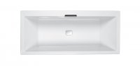 Carron Celsius 1800 x 800mm Double Ended Bath with Overflow Filler & Clicker Waste