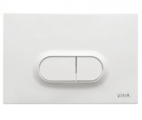 Vitra High Gloss White Loop O Panel Flush Plate