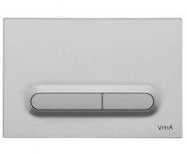Vitra Matt Chrome Plated Loop T Panel Flush Plate - Stock Clearance