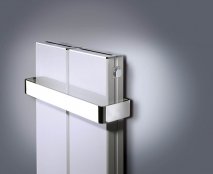 Zehnder Blok Rail - Polished Aluminium Length Spans 2 Elements (Adds 66mm - To Front Face)