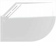 Kudos Connect 2 1200 x 800mm Slip Resistant Offset Quadrant Shower Tray