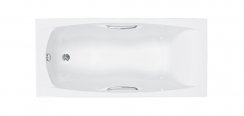 Carron Imperial TG SE 1600 x 700mm Carronite Bath with Grips