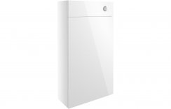 Purity Collection Aurora 500mm Slim Toilet Unit - White Gloss