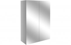 Purity Collection Aurora 500mm Mirrored Unit - Light Grey Gloss