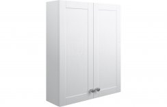 Purity Collection Belinda 600mm 2 Door Wall Unit - Satin White Ash